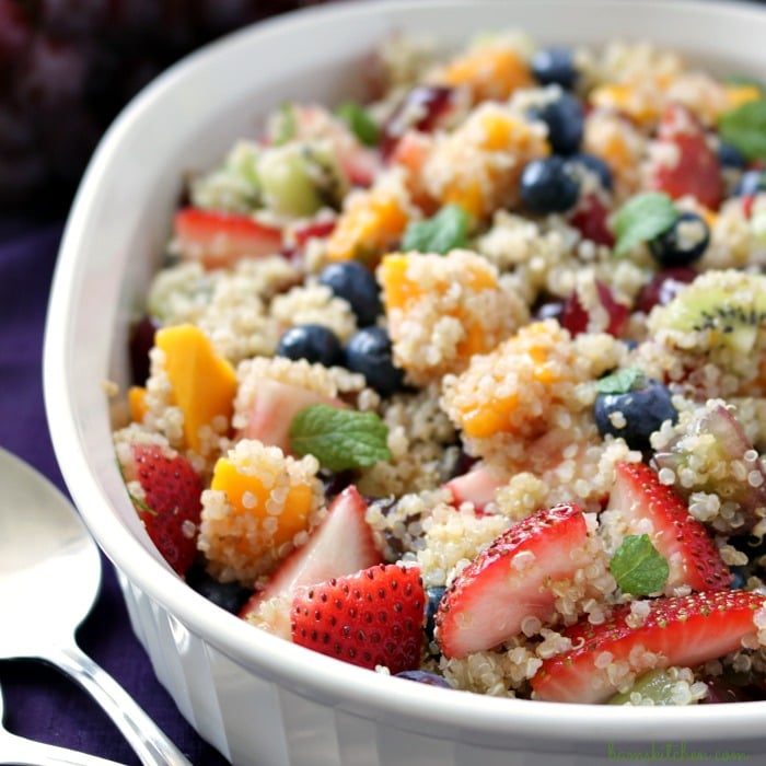 Quinoa Fruit Salad - Healthy World Cuisine Healthy World Cuisine